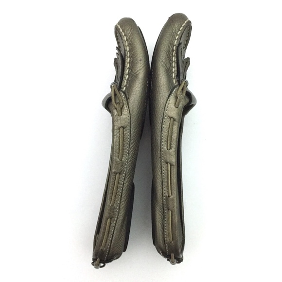 Cole Haan Bronze Leather Kiltie Horsebit Slides - Picture 6 of 8